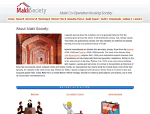Tablet Screenshot of maklisociety.org
